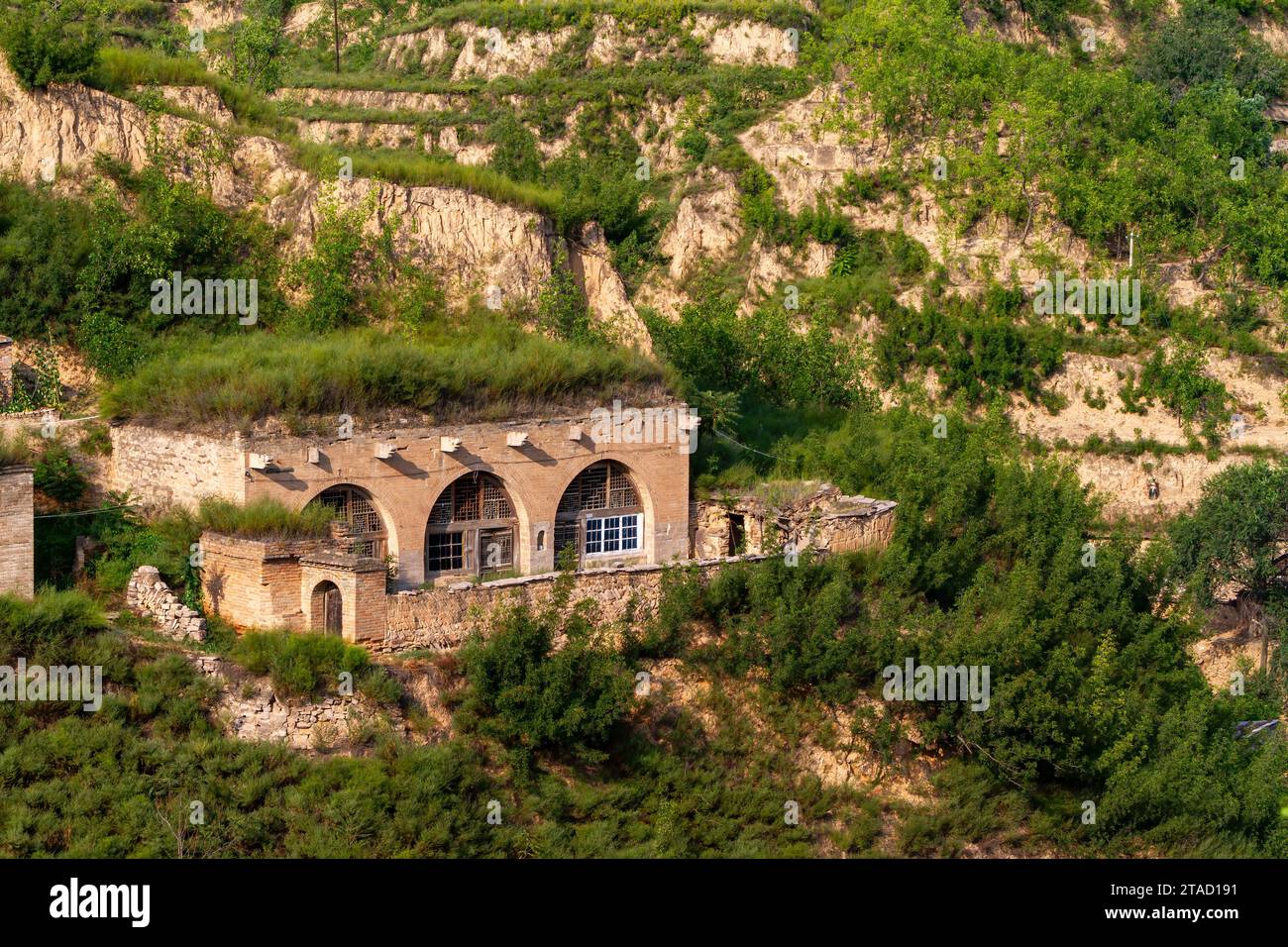 Lijiashan Village in China Stock Photo