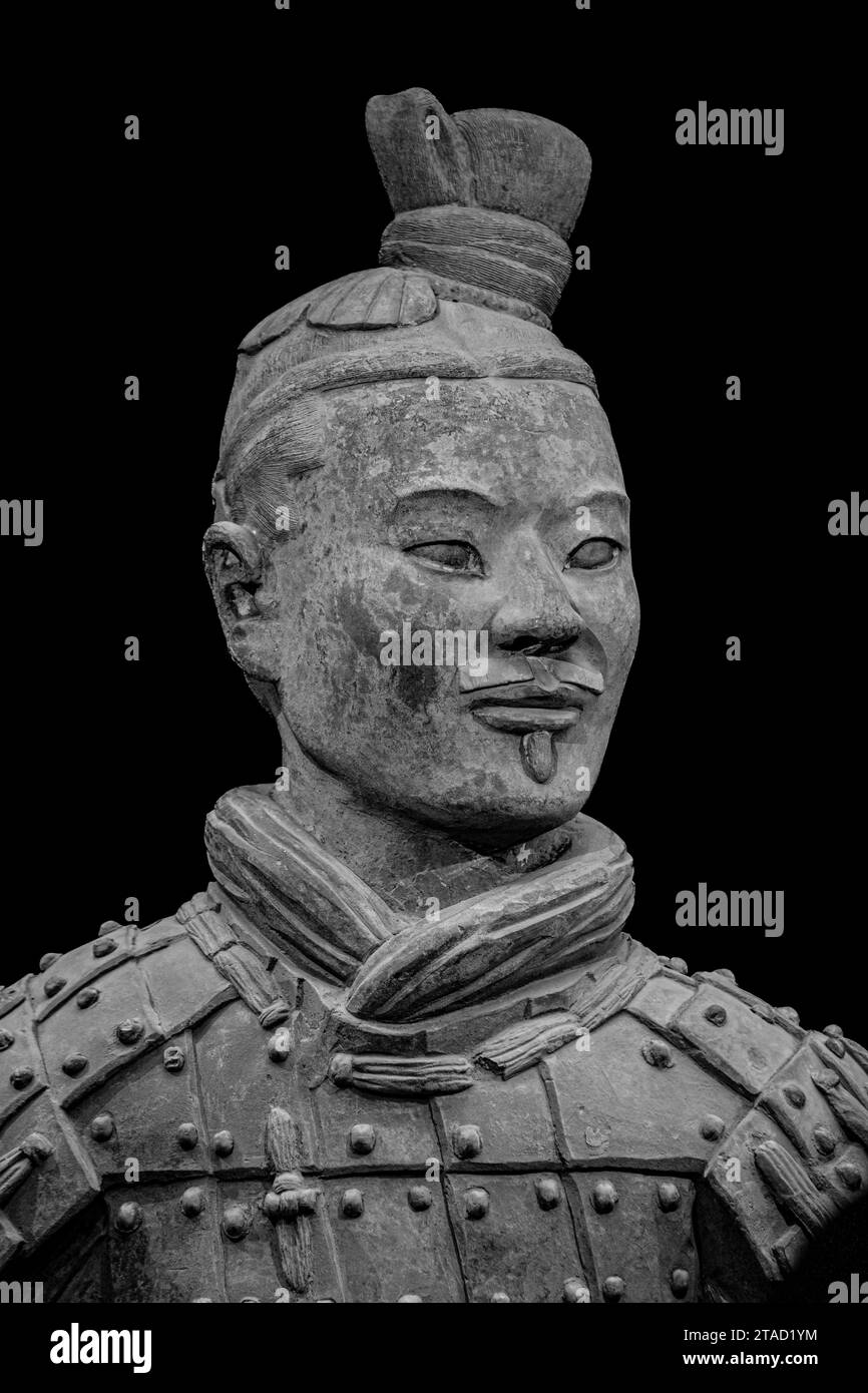 The Terracotta Army of Xian in China Stock Photo