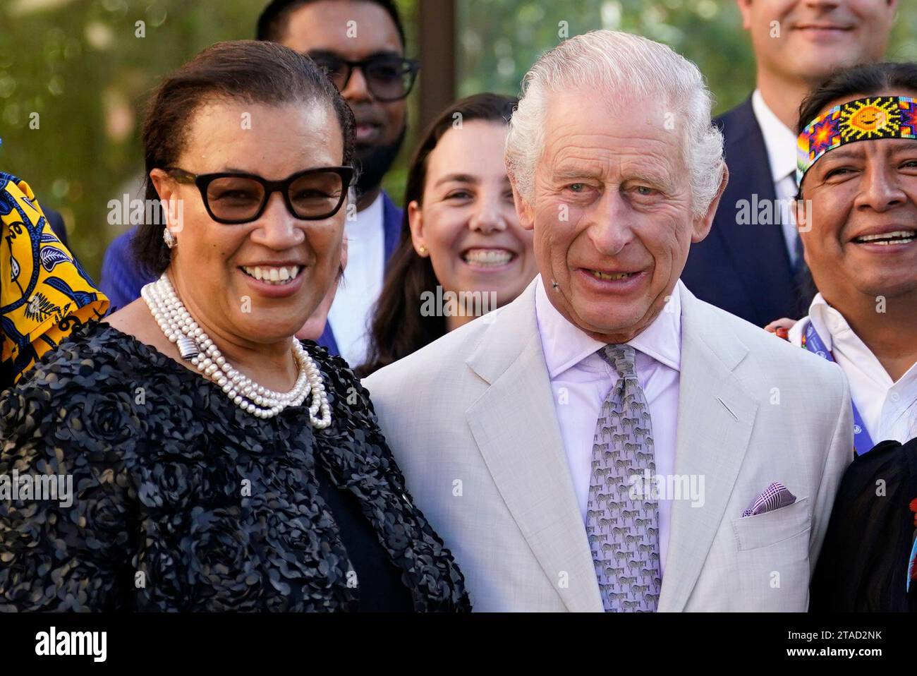 King Charles III alongside Commonwealth Secretary General, Baroness ...