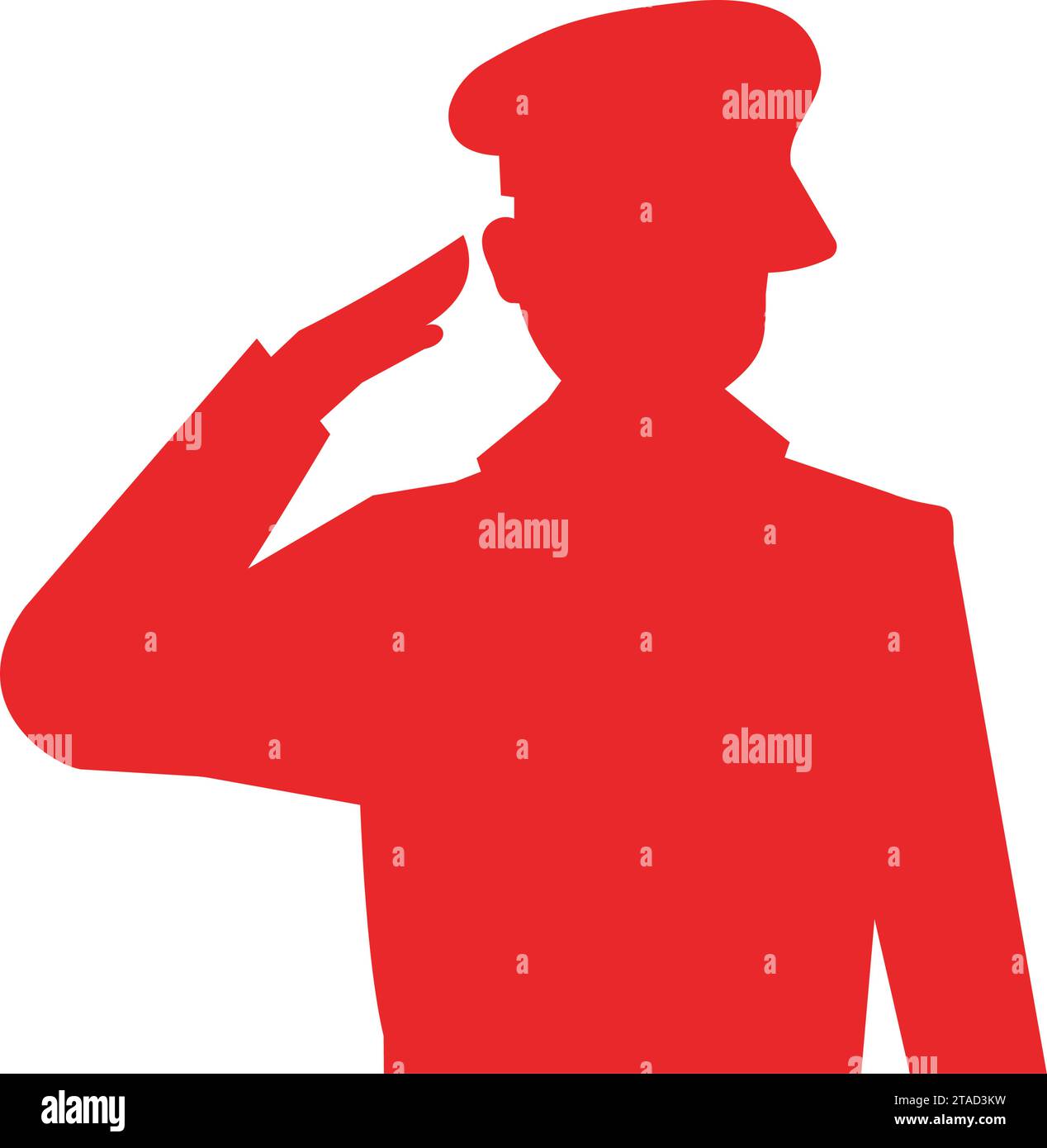 red indonesian soldier Stock Vector