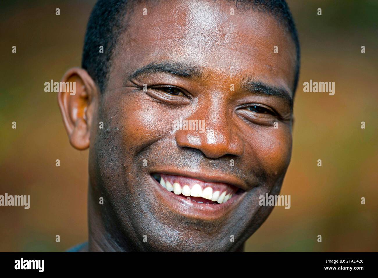 FILE - Guy Philippe smiles during an interview in Pestel, Haiti, Aug. 24, 2016. Philippe returned to Haiti on Thursday, Nov. 30, 2023, after the U.S. government deported him. (AP Photo/Dieu Nalio Chery, File) Stock Photo