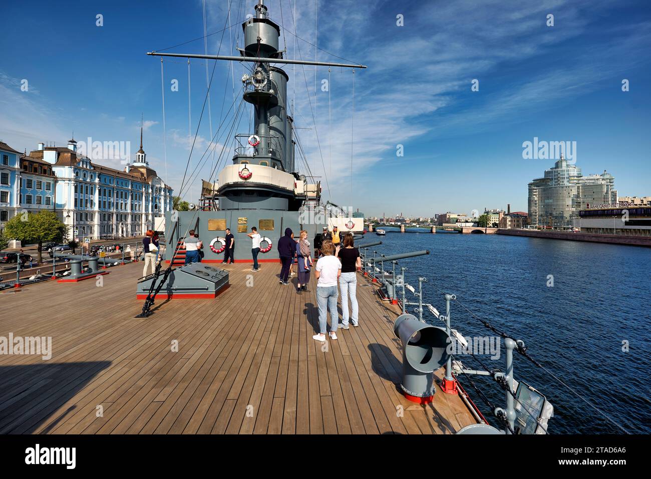 St Petersburg Russia Cruiser Aurora Stock Photo Alamy