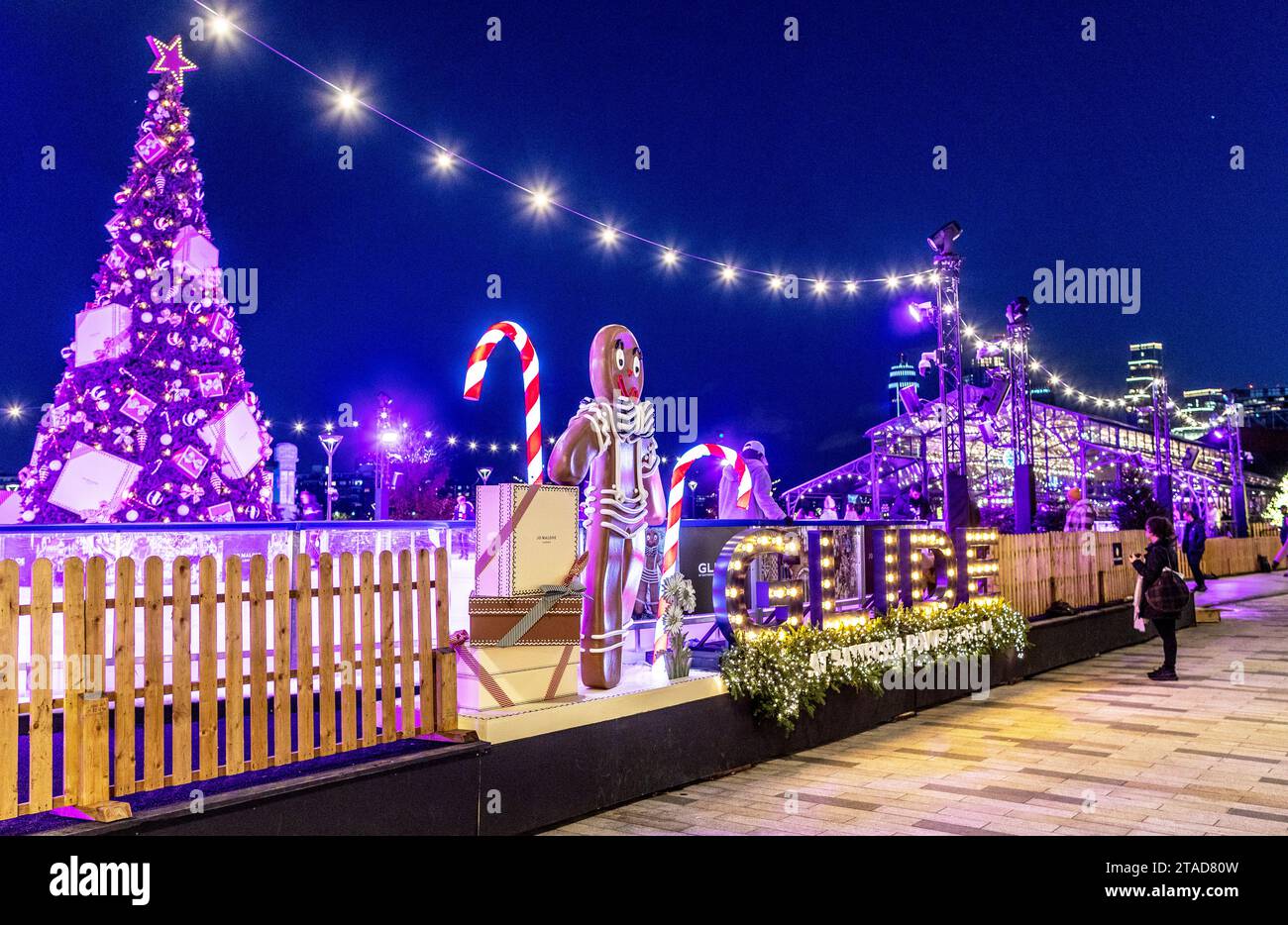 A Gingerbread Man at Christmas outside Battersea Power Station London UK Stock Photo Alamy A Gingerbread Man at Christmas outside Battersea Power Station London UK Stock Photo Alamy