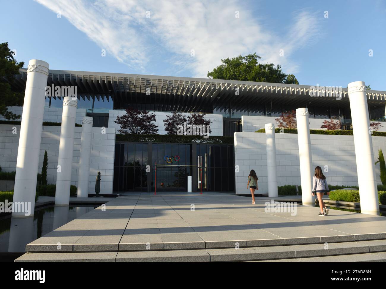 Lausanne, Switzerland -  June 05, 2017: The Olympic Museum building in Lausanne, Switzerland Stock Photo