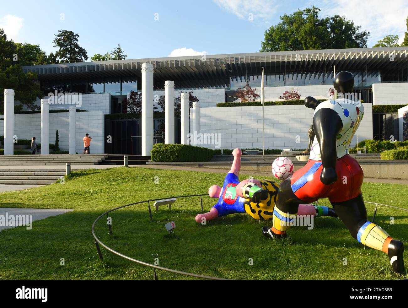 Lausanne, Switzerland -  June 05, 2017: Olympic Museum in Lausanne, Switzerland. Stock Photo