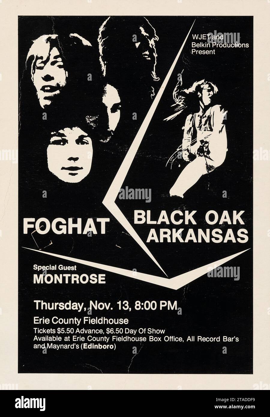 Foghat Black Oak Arkansas Special Guest Montrose (feat Sammy Hagar