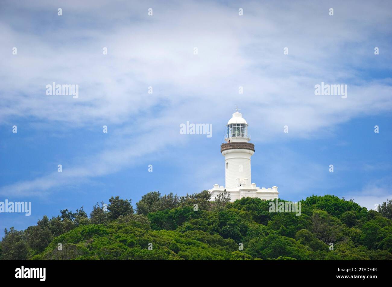 Byron bay lighthouse, architecture, landmark, seafaring, east coast, Queensland, Australia Stock Photo