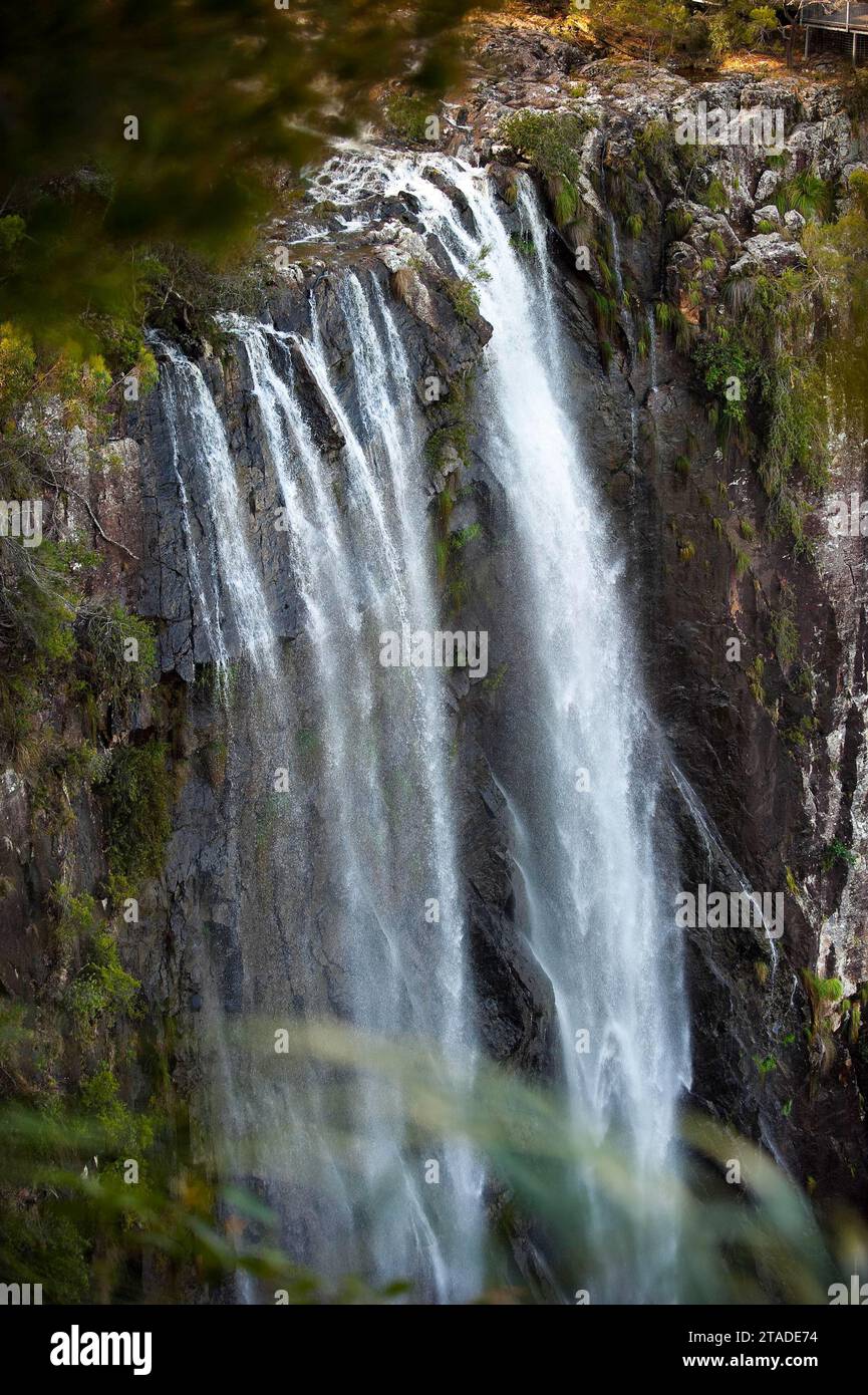 Minyon falls, waterfall in Nightcap National Park on the east coast, Queensland, Australia Stock Photo