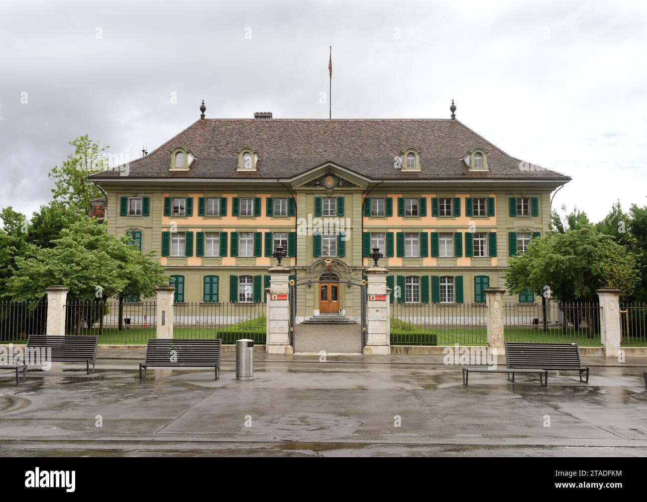 Bern, Switzerland - June 04, 2017: The cantonal Police headquarters (Kantonspolizei) in Bern. Stock Photo