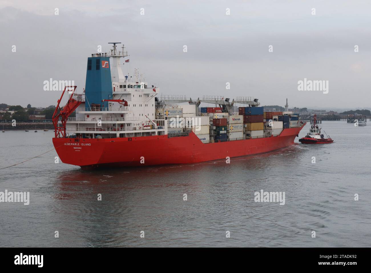 The Bahamas registered refrigerated cargo ship MV ALBEMARLE ISLAND ...