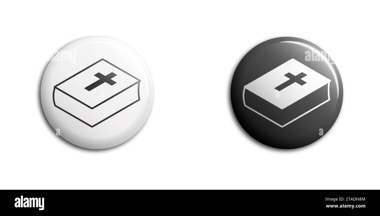 Bible icon. Holy bible book icon. Vector illustration Stock Vector