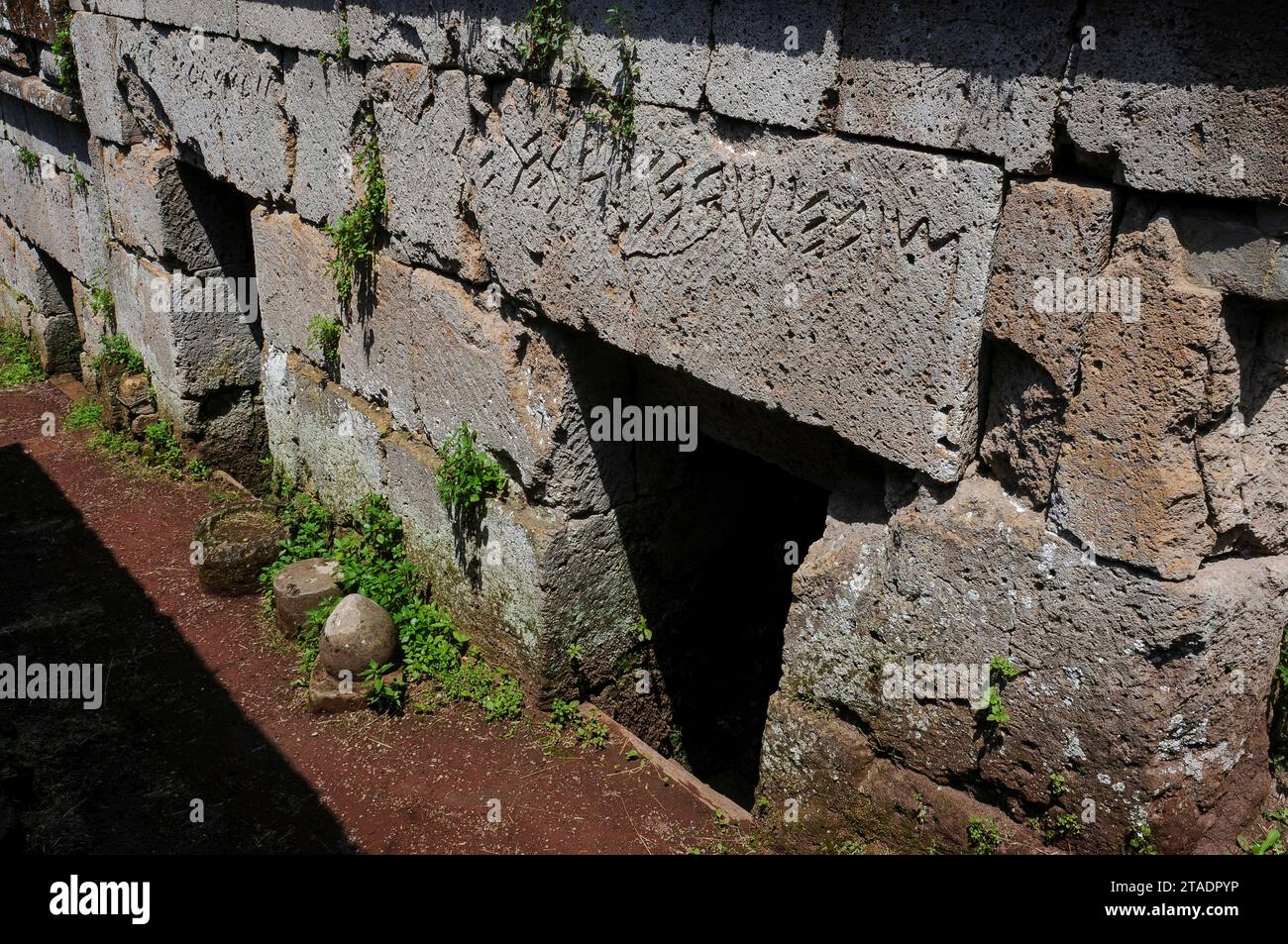 Umbrian Script Inscriptions in Old Italic, the Etruscan language and script, cut into ...