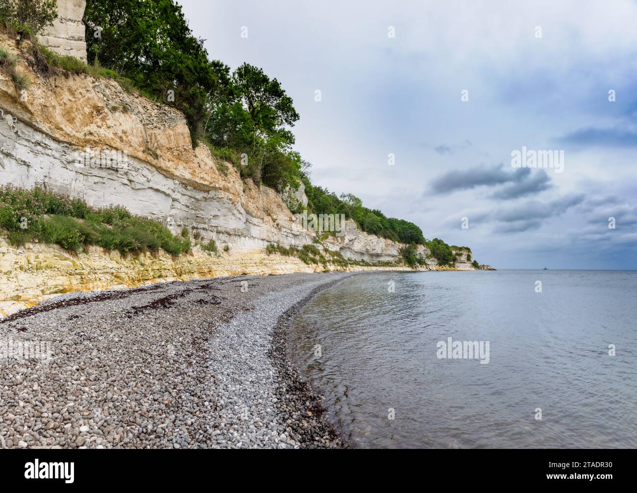 Stevns Klint The Famous Cliff Coast On Zealand Denmark Stock Photo Stevns Klint The Famous Cliff Coast On Zealand Denmark Stock Photo