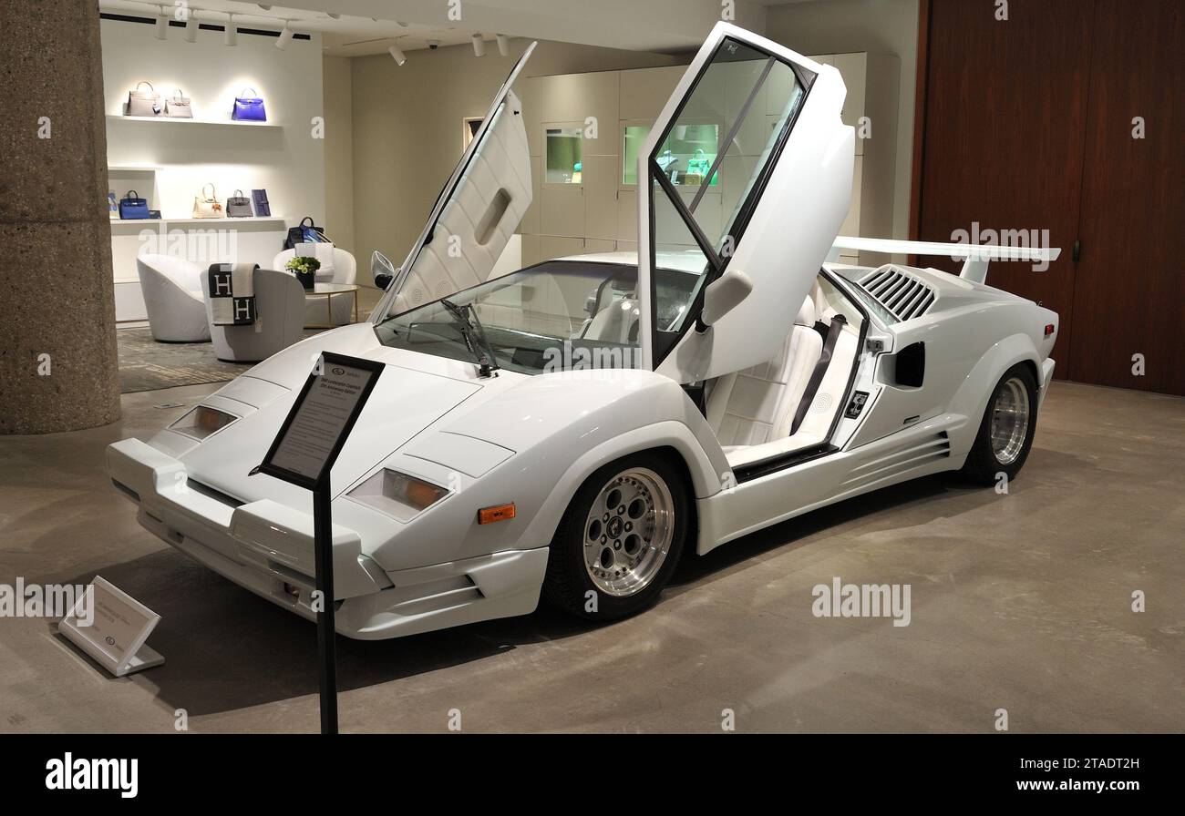 1989 Lamborghini Contach 25th anniversary edition, auction
