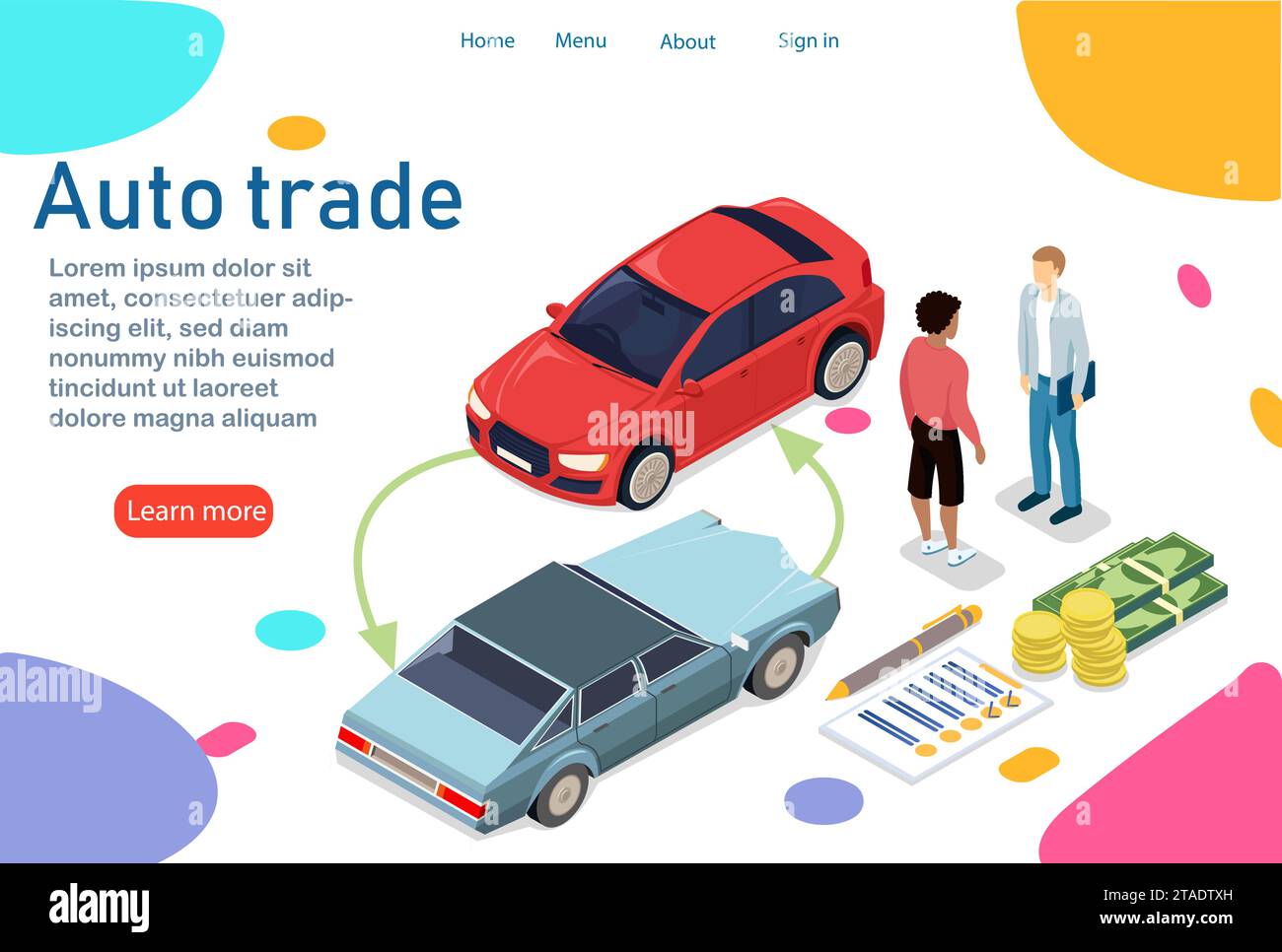 The customer buys a new car. Changes your old car to a new one with a