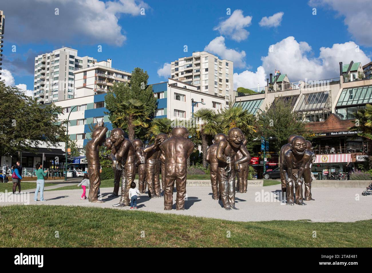 Canada, British Columbia, Vancouver, "Amazeing Laughte"r is a group