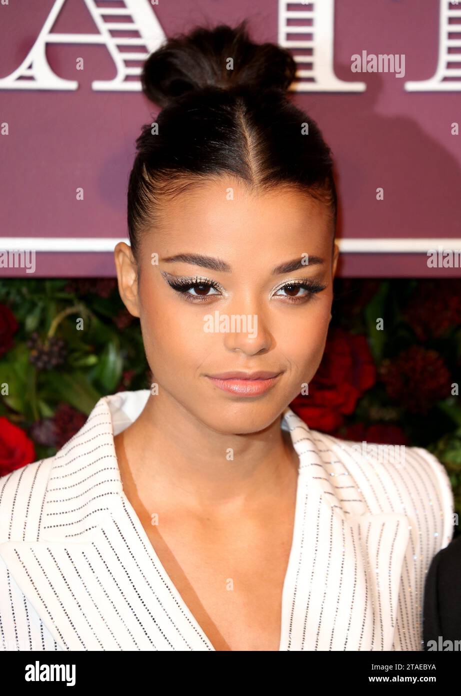 Ella Balinska attends the 65th Evening Standard Theatre Awards at