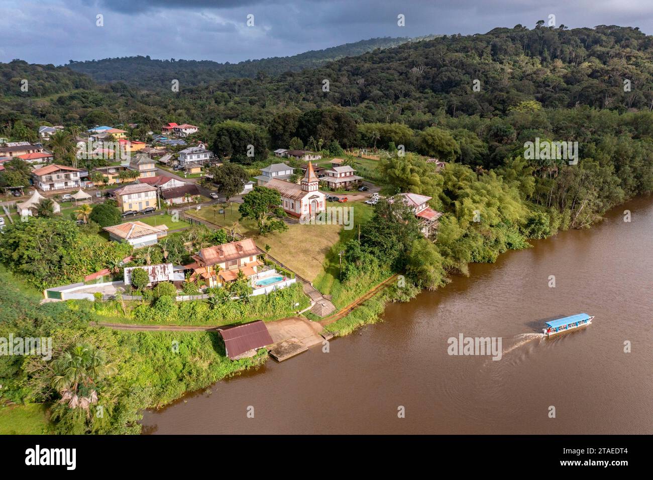 (aerial view) Stock Photo