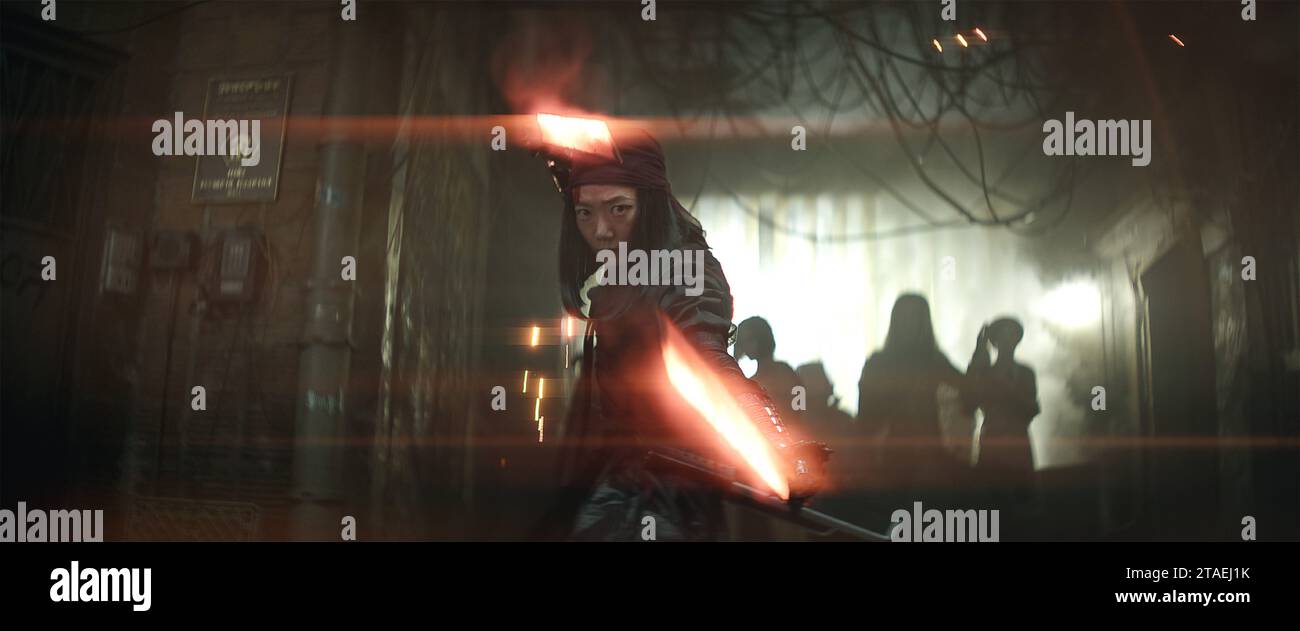 Doona Bae, "Rebel Moon: Part One - A Child of Fire" (2023). Photo