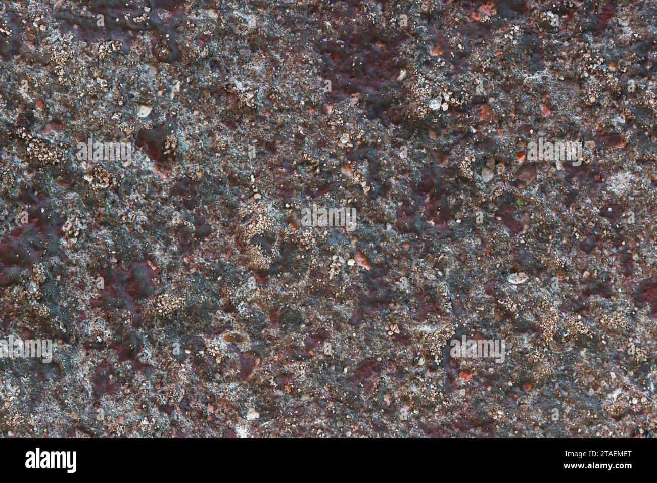 Abstract background from the surface of old granite stone in gray and ...