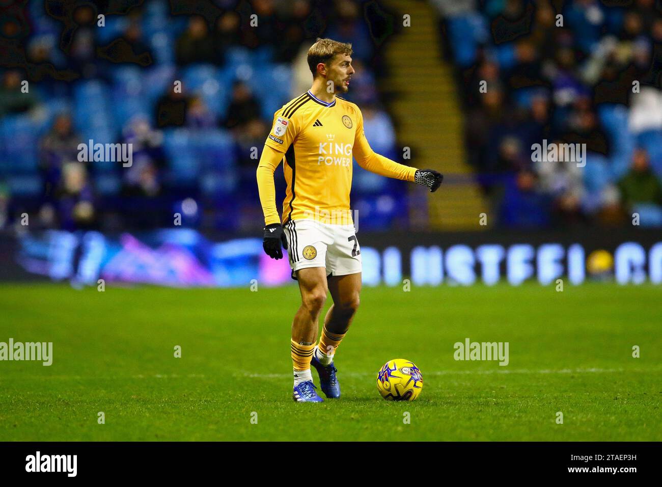 Kiernan Dewsbury-Hall #22 of Leicester City during the game Stock