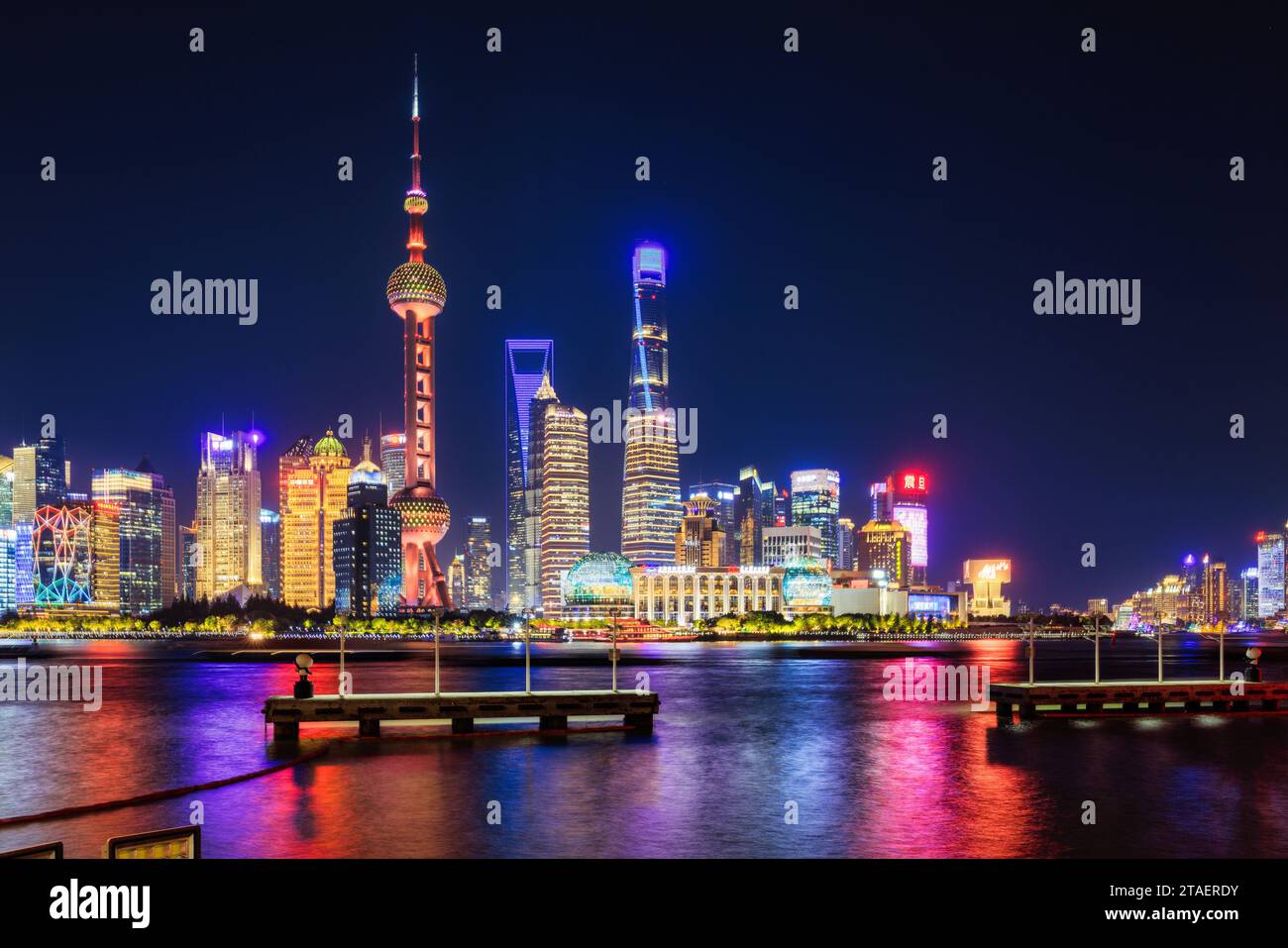 Aerial view traffic modern shanghai hi-res stock photography and images ...