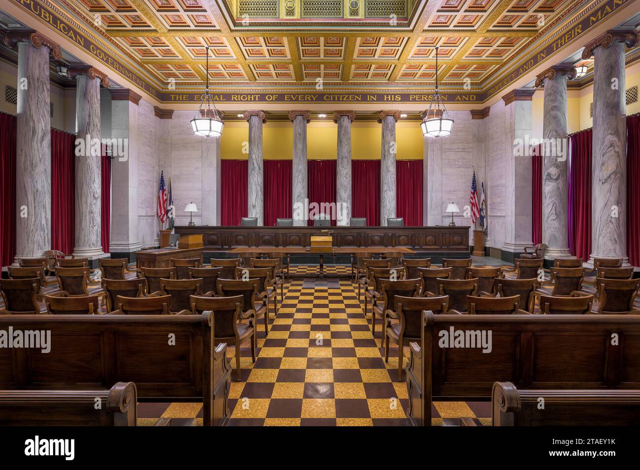 Supreme Court of Appeals chamber in the West Virginia State Capitol Supreme Court of Appeals chamber in the West Virginia State Capitol
