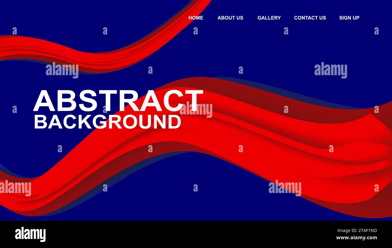 Abstract vector background with wavy lines Stock Vector Image & Art - Alamy