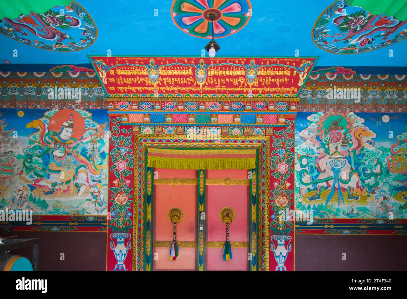 Nepal Kathmandu Valley Bodhnath Tibetan Buddhist Monastery Wall nepal-kathmandu-valley-bodhnath-tibetan-buddhist-monastery-wall