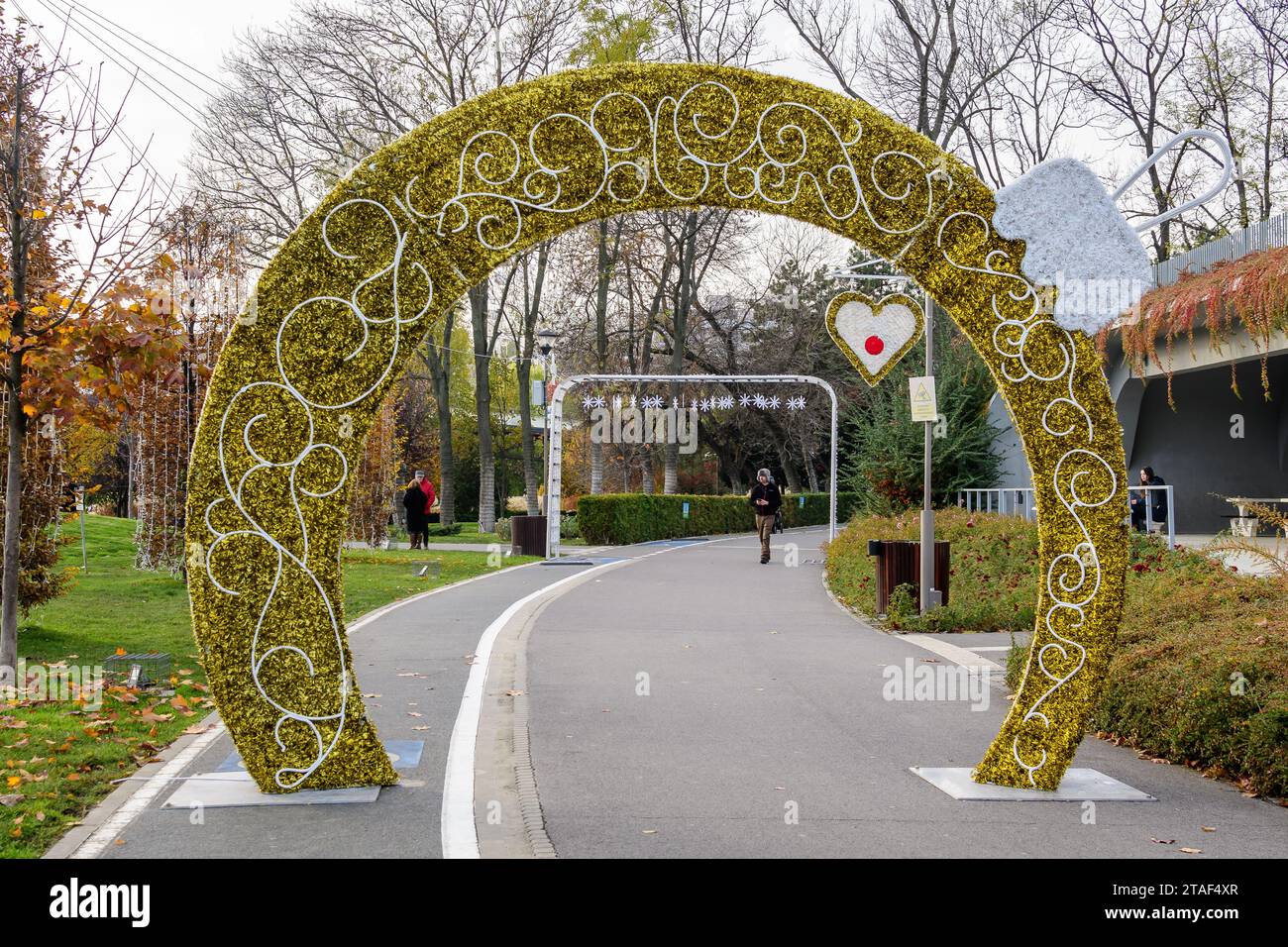 Bucharest, Romania, 30 November 2023: Colorful vintage winter ...