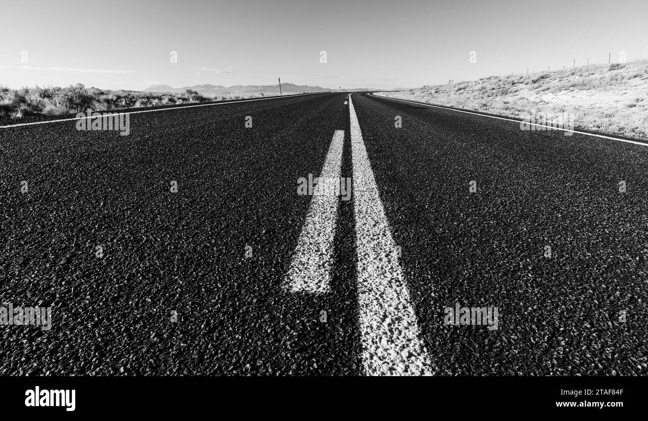 Utah State Highway 30 in Box Elder County. Stock Photo