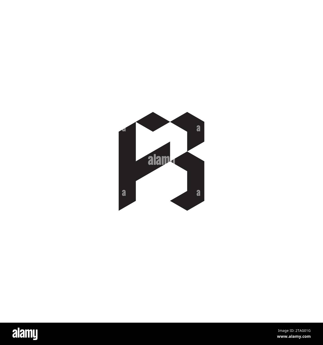 FB initial logo letters in high quality professional design that will ...