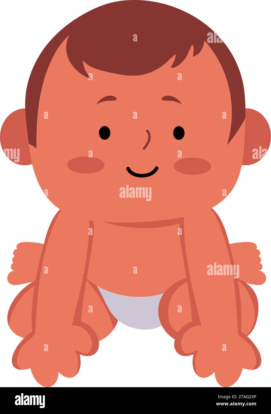 baby-boy-in-diaper-design-stock-vector-image-art-alamy