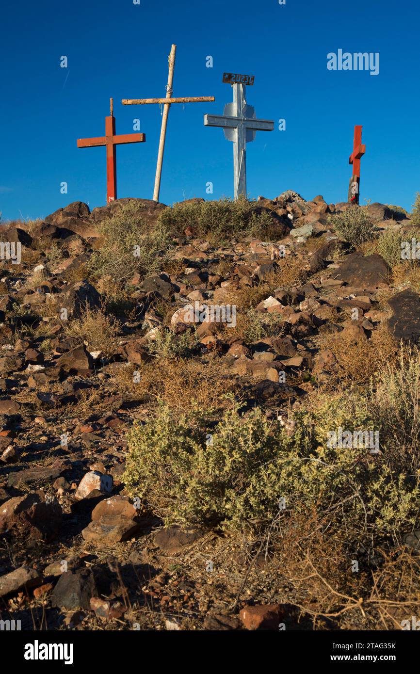 Shrine crosses on Tome Hill, Tome Hill Park, El Camino Real de Tierra Adentro National Historic