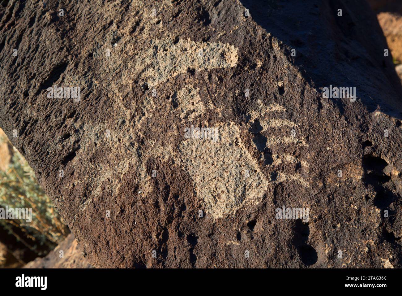 Petroglyphs, Tome Hill Park, El Camino Real de Tierra Adentro National Historic Trail, New