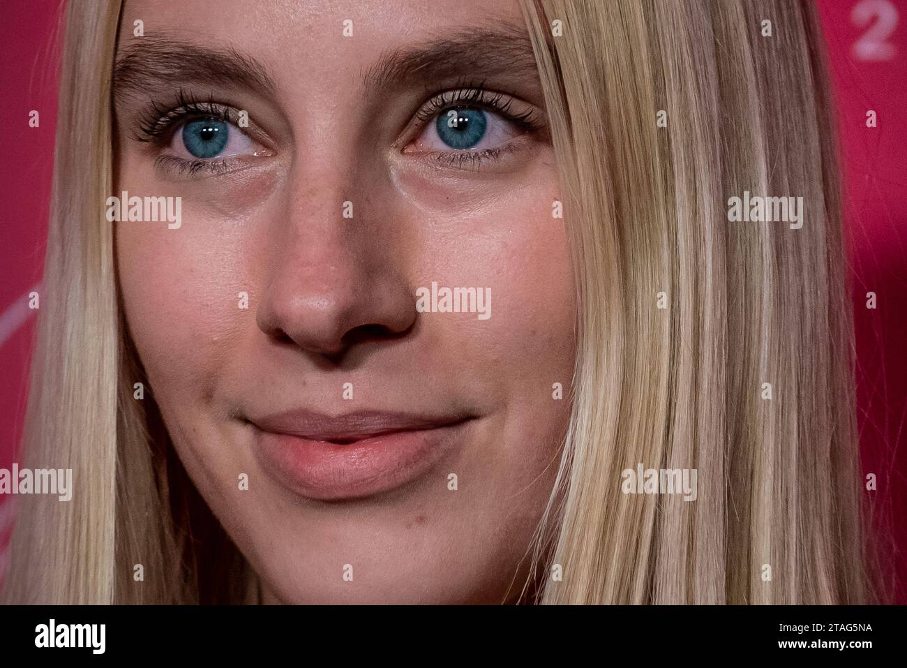 London, UK. 30th November 2023. Magda Swider arrives for the unveiling of the 2024 Pirelli Calendar by photographer Prince Gyasi at Magazine London venue. Credit: Guy Corbishley/Alamy Live News Stock Photo