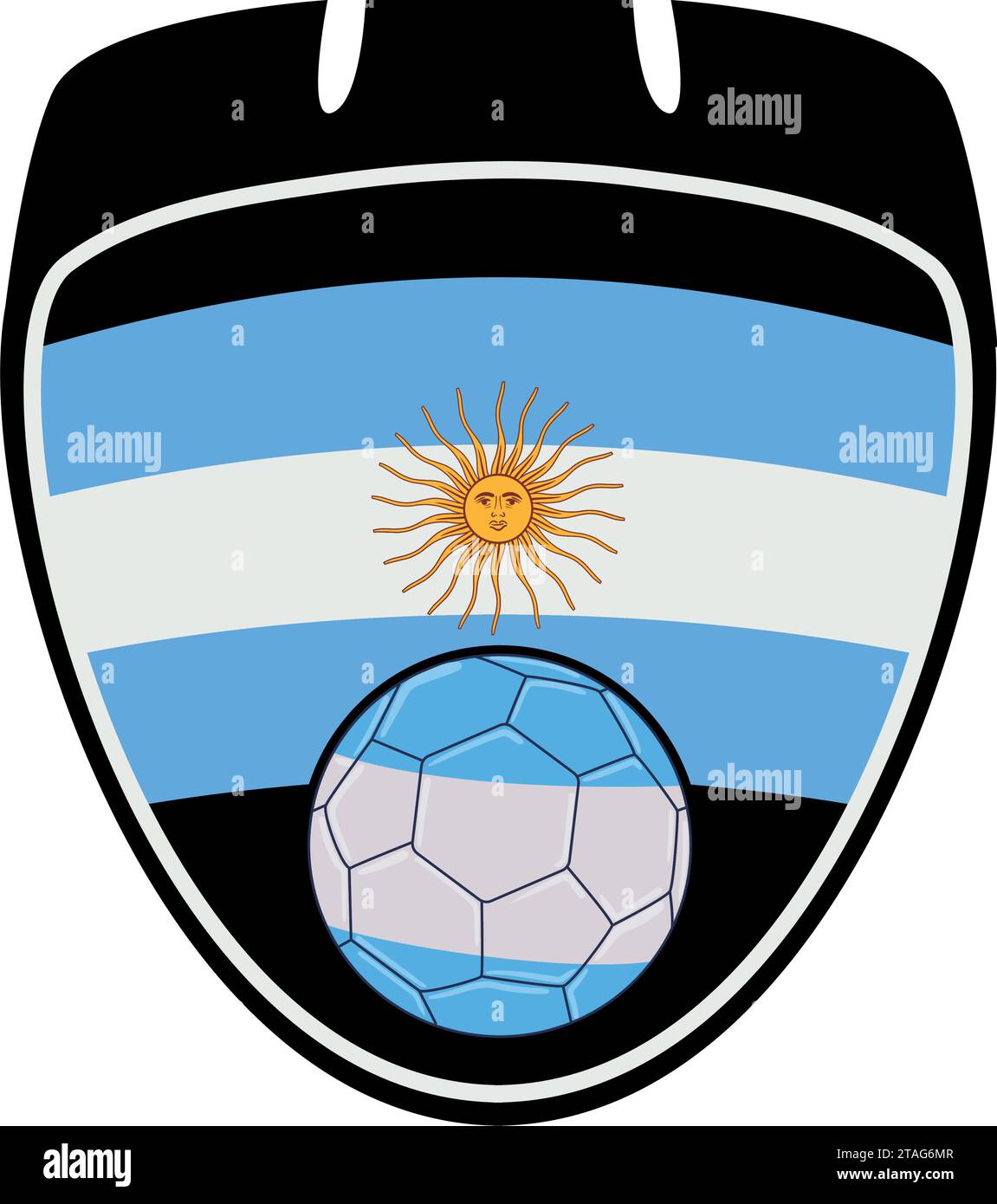 Argentine Argentin Civil Drapeau 10,2 Cm (100 Mm) Pare-chocs Autocollant, EN Vinyle X1 2 Bonus