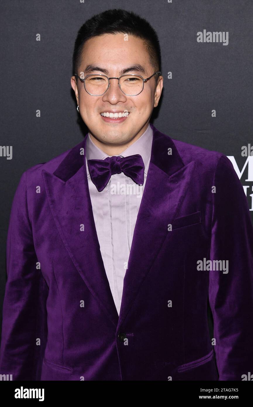 New York, USA. 30th Nov, 2023. Bowen Yang attends the American Museum