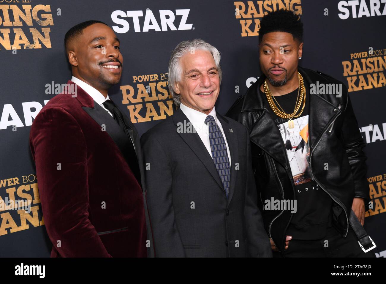 New York, USA. 30th Nov, 2023. Grantham Coleman, Tony Danza and London