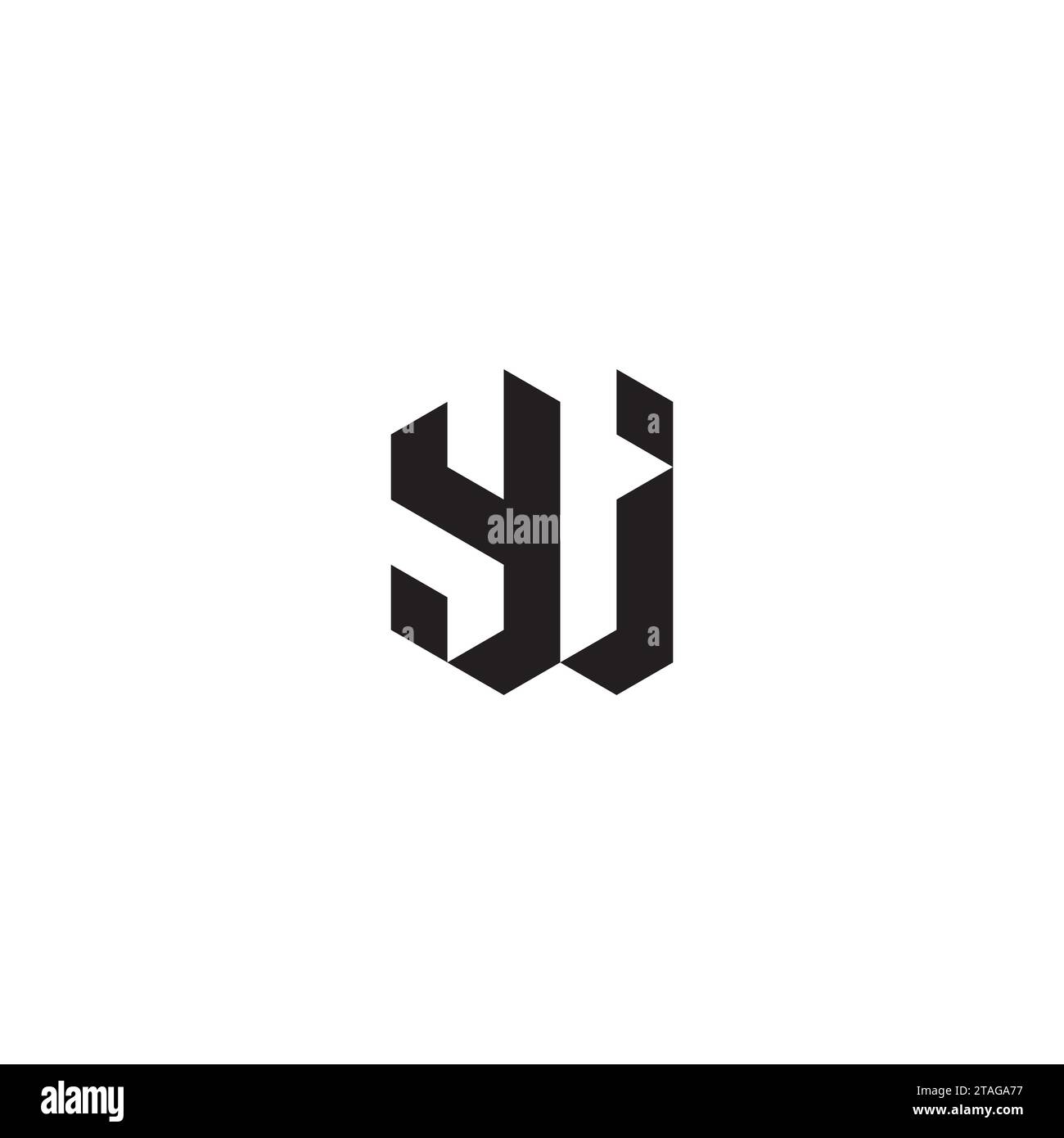 YJ initial logo letters in high quality professional design that will ...