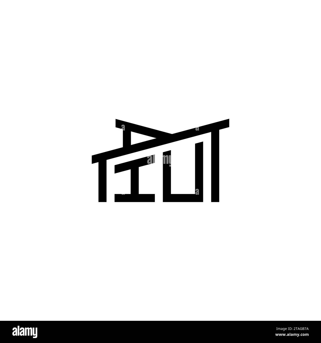 IU Initial Letter in Real Estate Logo concept.eps IU Initial Letter in Real Estate Logo concept