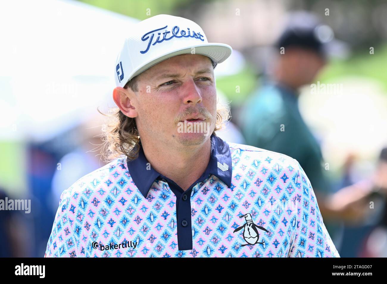 1st December 2023; The Australian Golf Club and The Lakes Golf Club, Sydney, New South Wales, Australia; ISPS HANDA Australian Open Round 2; Cameron Smith of Australia during his putting practice Stock Photo