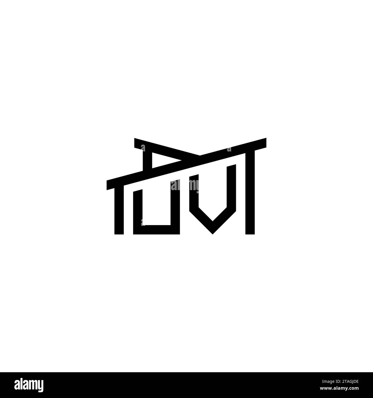 UV Initial Letter in Real Estate Logo concept.eps UV Initial Letter in ...