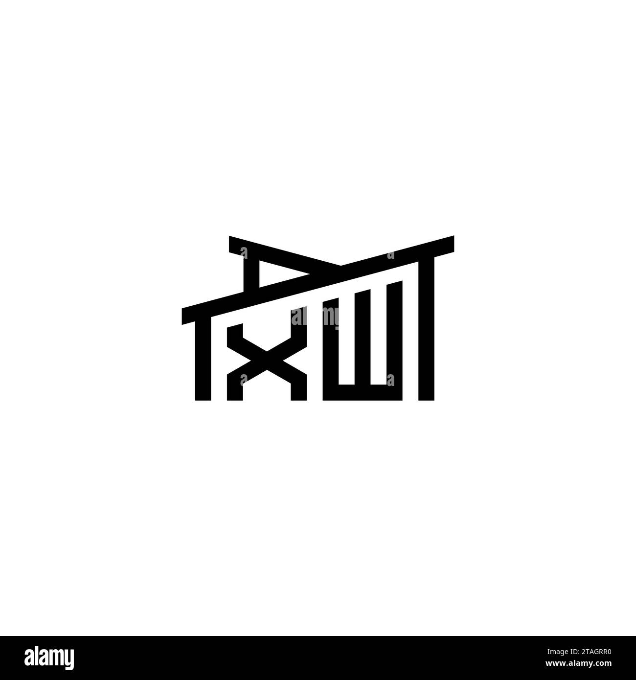 XW Initial Letter in Real Estate Logo concept.eps XW Initial Letter in ...