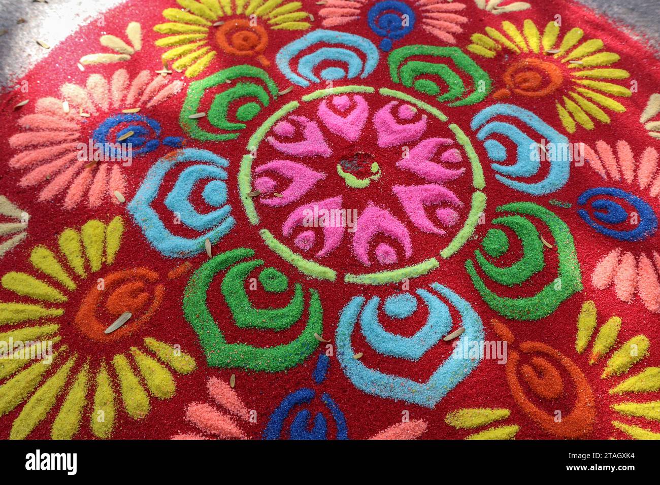 Sand Rangoli Colour Powder for Floor Decoration