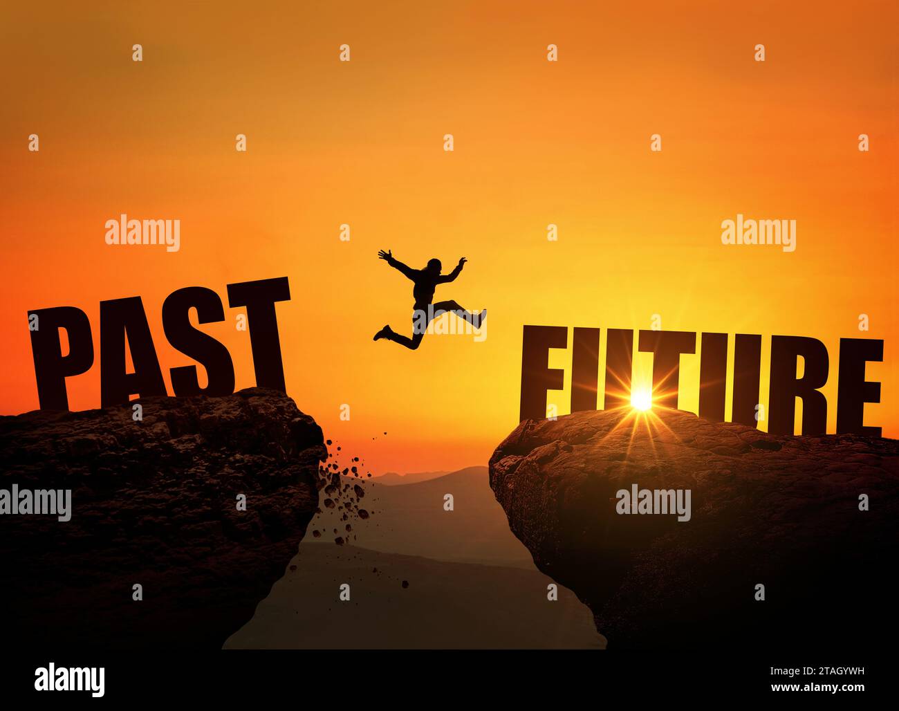 Leap into the future hi-res stock photography and images - Alamy