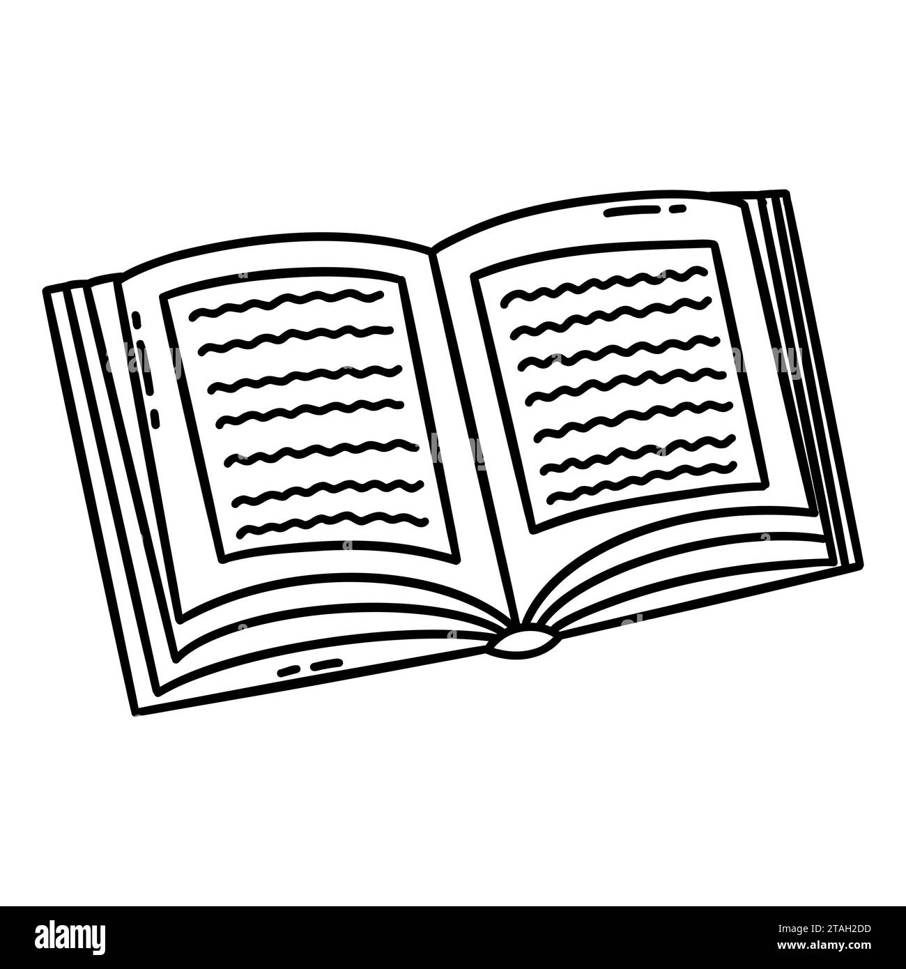 Open Book Black And White Vector Isolated Doodle Style Illustration open-book-black-and-white-vector-isolated-doodle-style-illustration
