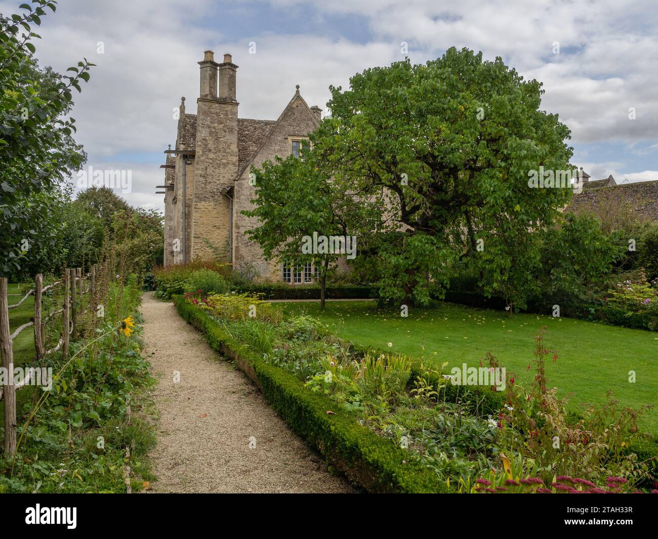 Kelmscott Manor, best known as the country retreat of the artist William Morris, Oxfordshire, UK Stock Photo