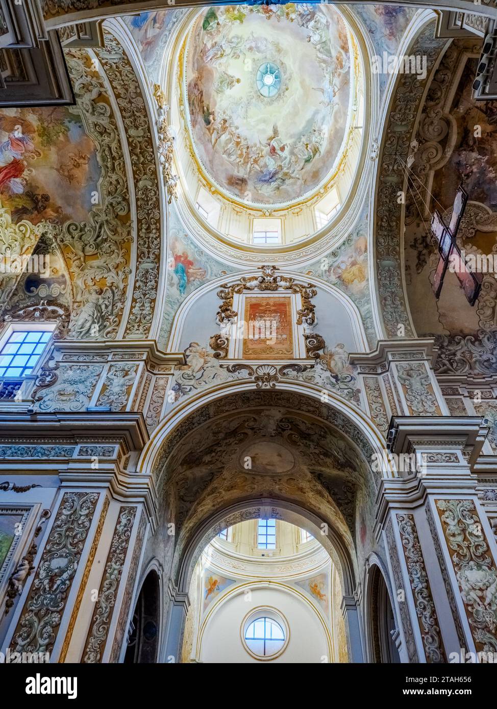 The main Dome Basilica Cattedrale del Santissimo Salvatore in Mazara