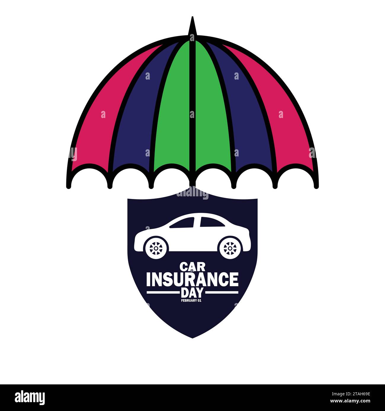 Car Insurance Day Vector illustration. Suitable for greeting card